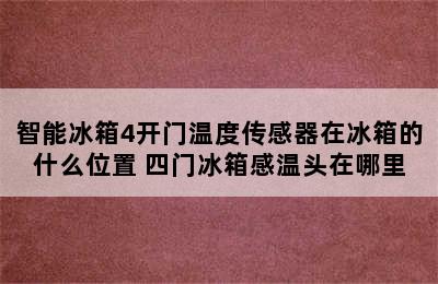 智能冰箱4开门温度传感器在冰箱的什么位置 四门冰箱感温头在哪里